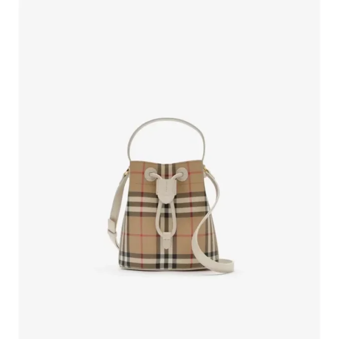 Bolso tipo cubo Mini Check