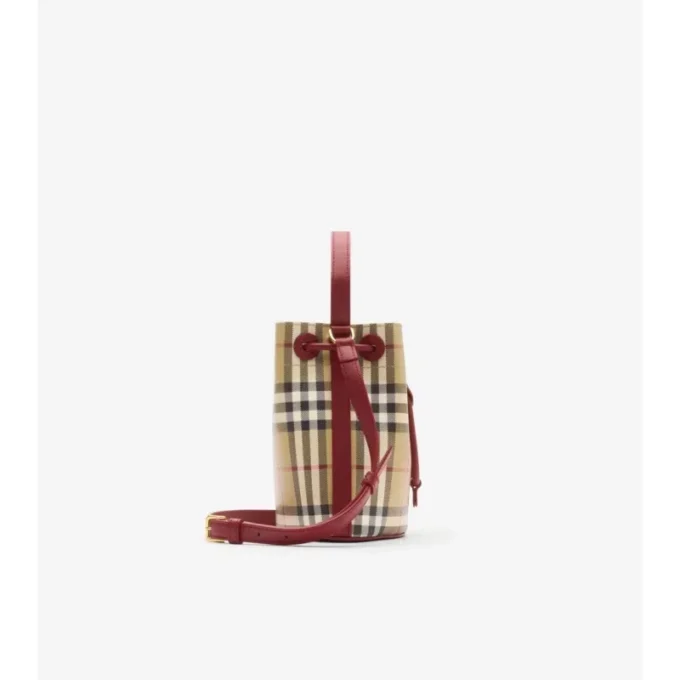 Bolso tipo cubo Mini Check