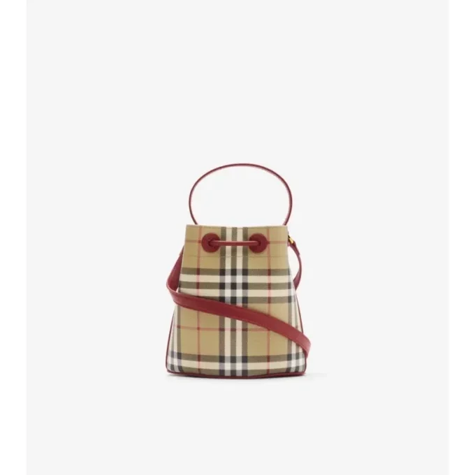 Bolso tipo cubo Mini Check