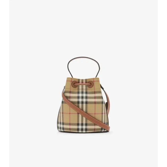 Bolso tipo cubo Mini Check