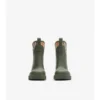 Botas bajas con tacón y estampado Marsh de caucho 