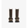 Botas bajas de ante suave estilo silla de montar 