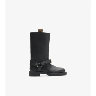 Botas bajas de montar de piel suave 