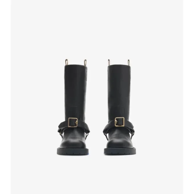 Botas bajas de montar de piel suave 