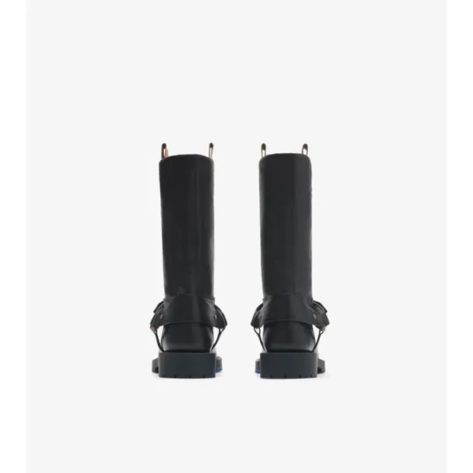 Botas bajas de montar de piel suave 