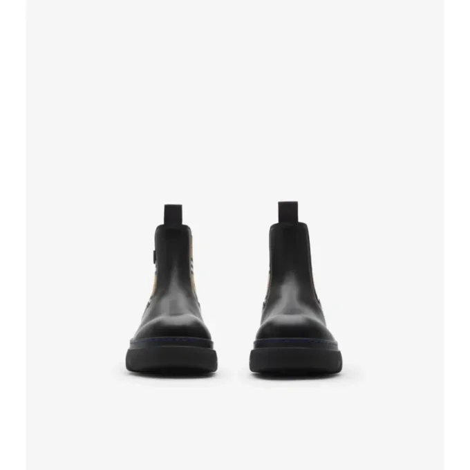 Botas Chelsea bajas de cuero tipo creeper