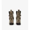 Botas Ledger de piel con estampado de pitón 