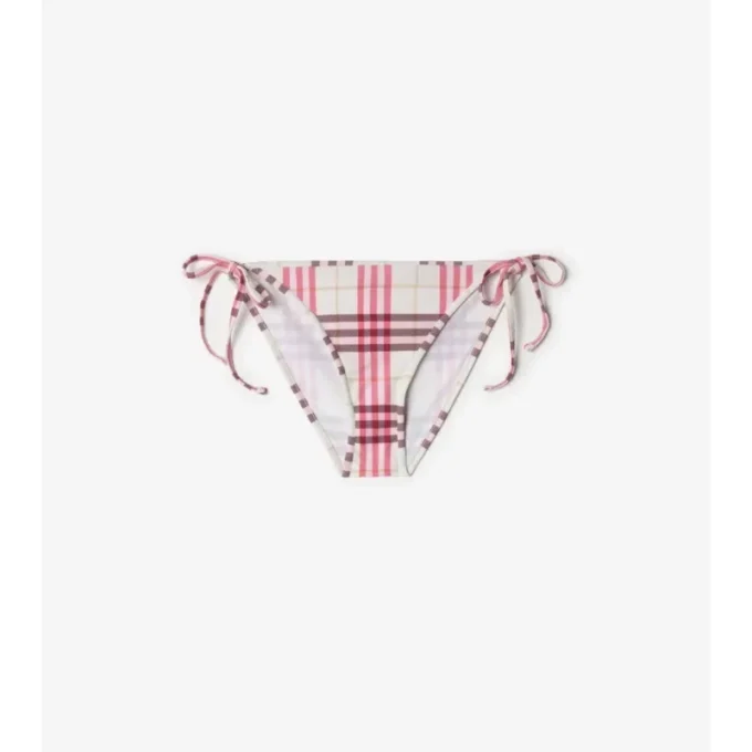 Braguitas de bikini con estampado de cuadros