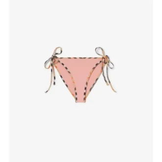 Braguitas de bikini con ribete de cuadros