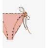 Braguitas de bikini con ribete de cuadros