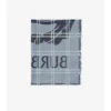 Bufanda ancha de lana y seda con estampado EKD Check