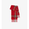 Bufanda de bouclé de mezcla de lana de alpaca con estampado de cuadros