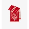 Bufanda de lana con escudo de cardo