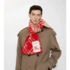 Bufanda de lana con estampado de cuadros