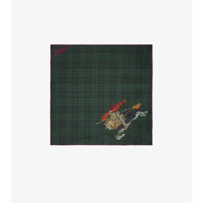 Bufanda de seda Crystal EKD Check