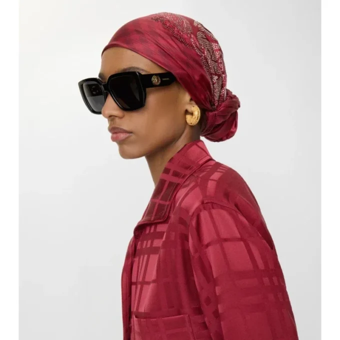 Bufanda de seda Crystal EKD Check