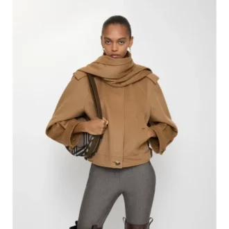 Bufanda desmontable Chaqueta de cachemira