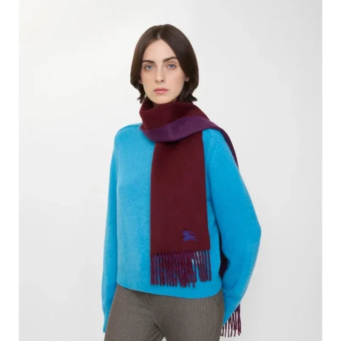 Bufanda reversible de cachemira