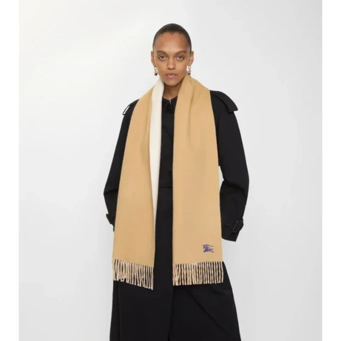 Bufanda reversible de cachemira