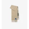 Bufanda reversible de cachemira con estampado EKD Check