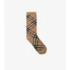 Calcetines de mezcla de algodón con estampado de cuadros
