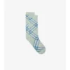 Calcetines de mezcla de algodón con estampado de cuadros