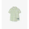 Camisa de algodón a cuadros