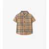 Camisa de algodón a cuadros
