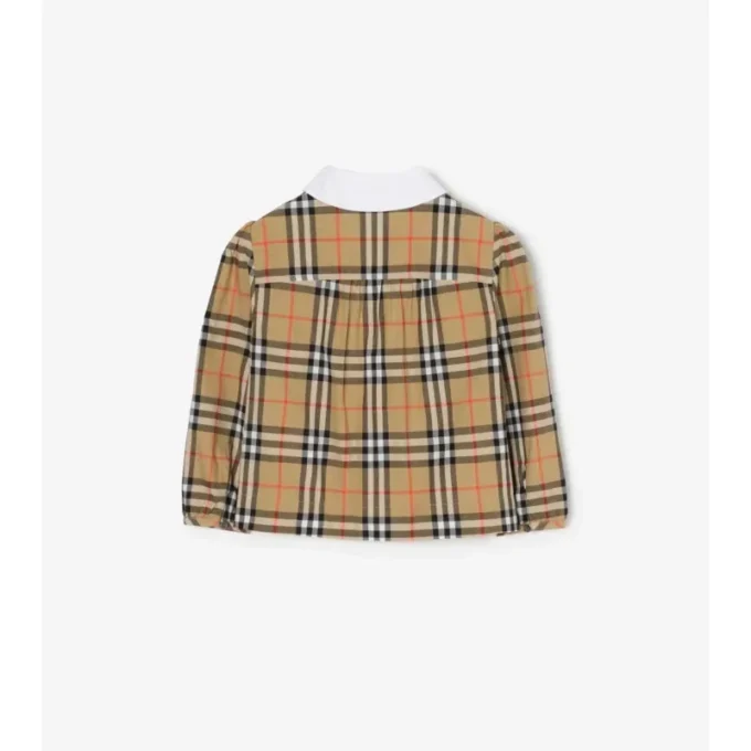 Camisa de algodón a cuadros