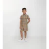 Camisa de algodón a cuadros