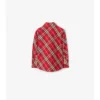 Camisa de algodón a cuadros