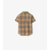 Camisa de algodón a cuadros