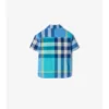 Camisa de algodón a cuadros
