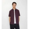 Camisa de algodón a cuadros de corte holgado