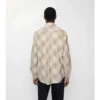Camisa de algodón a cuadros de corte holgado
