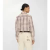 Camisa de algodón a cuadros de corte regular