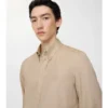 Camisa de algodón de corte entallado
