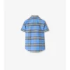 Camisa de algodón Oxford a cuadros
