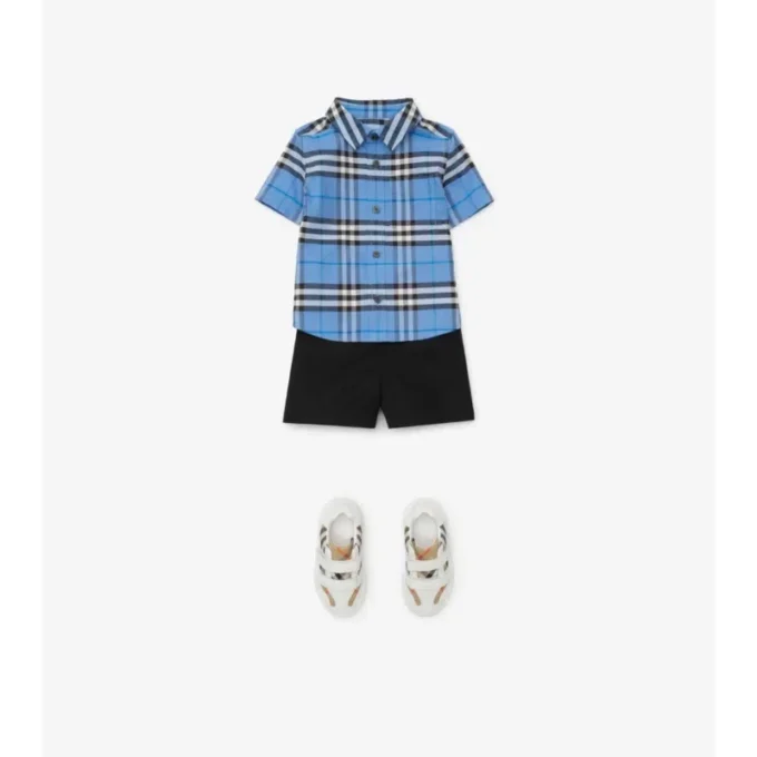 Camisa de algodón Oxford a cuadros