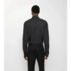 Camisa de esmoquin de algodón de corte entallado