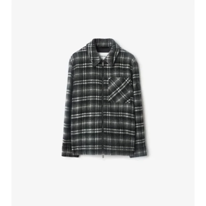 Camisa de lana a cuadros