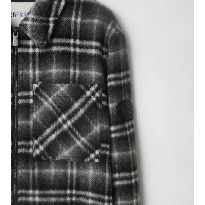 Camisa de lana a cuadros