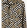 Camisa de pijama de seda a cuadros