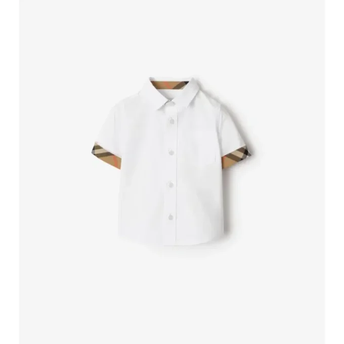 Camisa de popelín de algodón