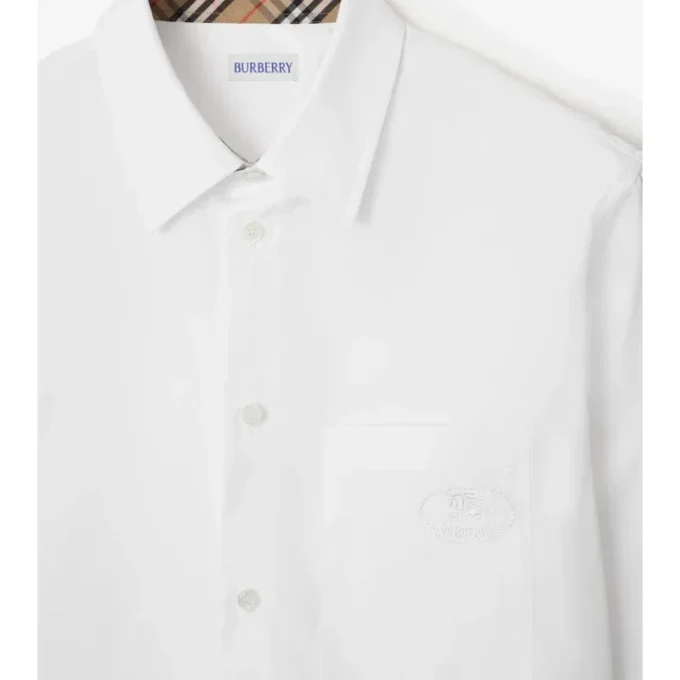 Camisa de popelín de algodón