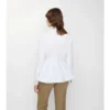 Camisa de popelín de algodón de corte entallado