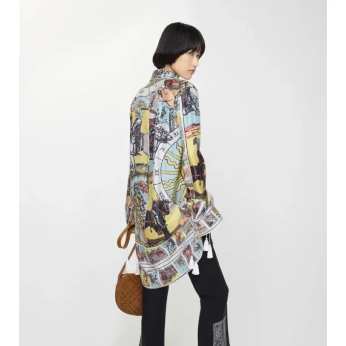 Camisa de seda Tarot