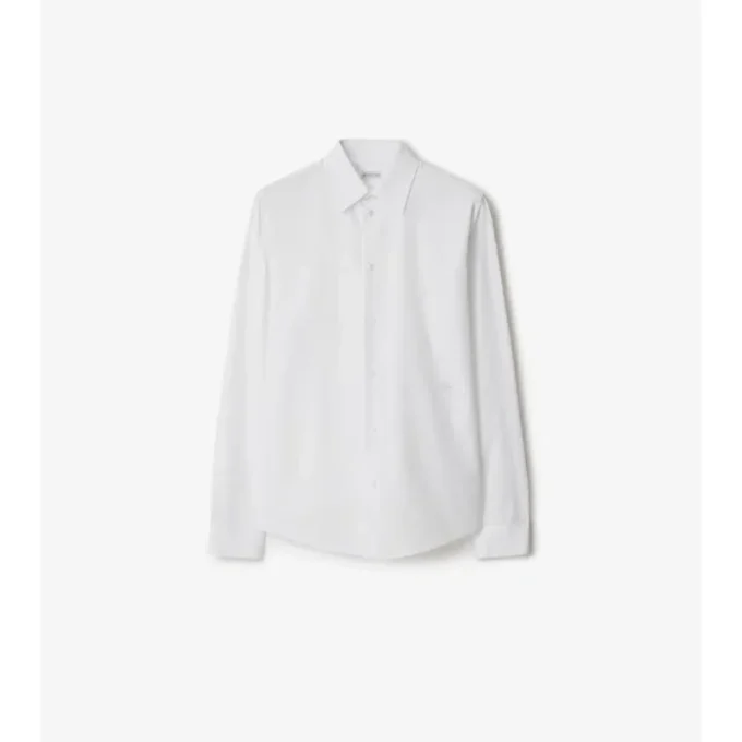 Camisa formal de algodón