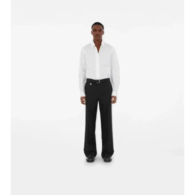 Camisa formal de algodón