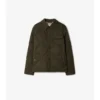 Camisa oversize acolchada de Gabardine